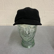 GAP Black Flat Cap Newsboys Hat M/L