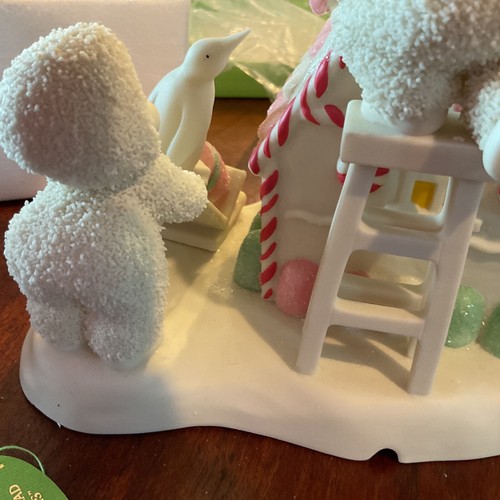 Department 56 Snowbabies "A Gingerbread Christmas" beleuchtetes Haus Neu in OVP - Bild 7 von 10