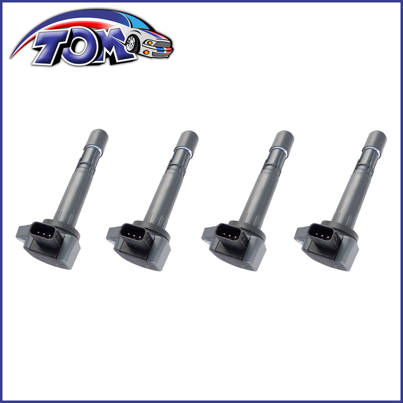 Brand New Set Of 4 Ignition Coils For Honda Civic Ridgeline Pilot MDX 1