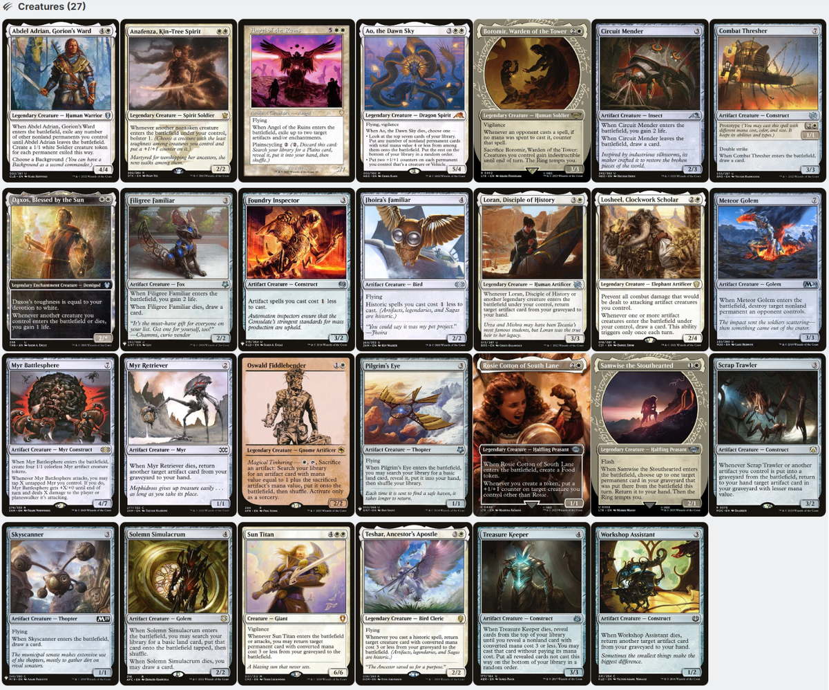 mtg gandalf the white commander deck Gandalf the White LotR DOUBLE TRIGGERS Magic MTG Custom Commander Deck