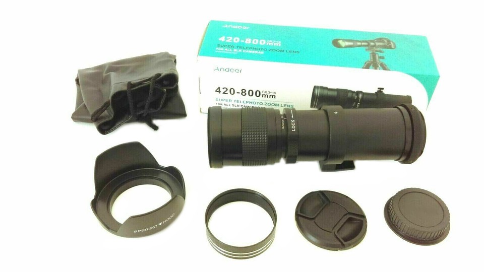 OLYMPUS Four Thirds DSLR Digital Fit 420-800mm Super Telephoto - Foto 8