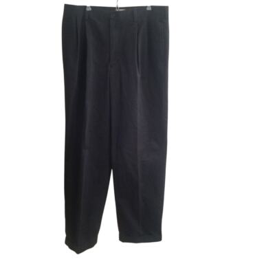 Mens Izod black dress pants 36x34