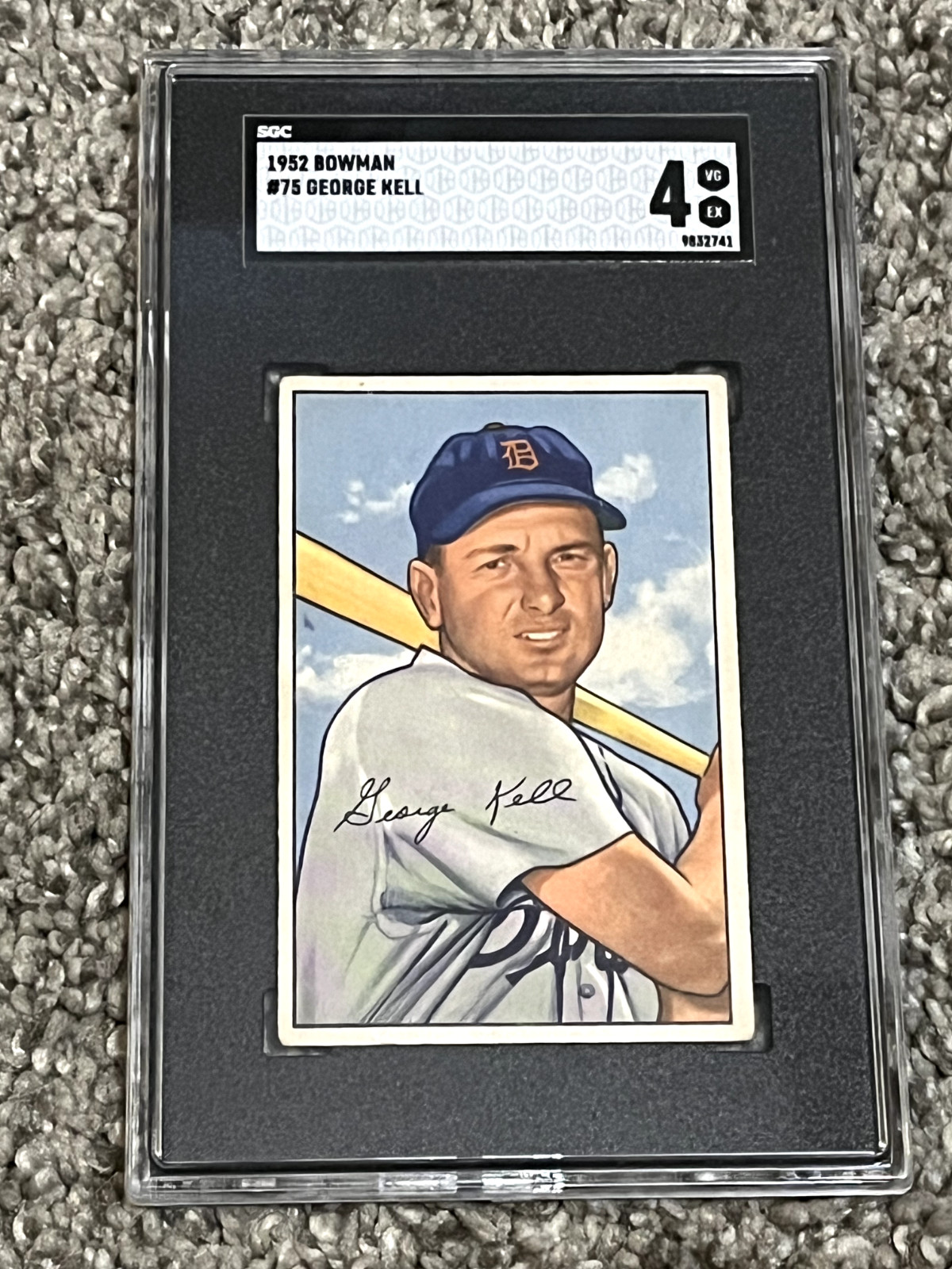 1952 Bowman #75 George Kell SGC 4
