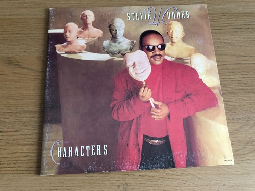 Stevie Wonder Characters Motown Embossed Vinyl LP Canadian Press VG+/VG+/EX