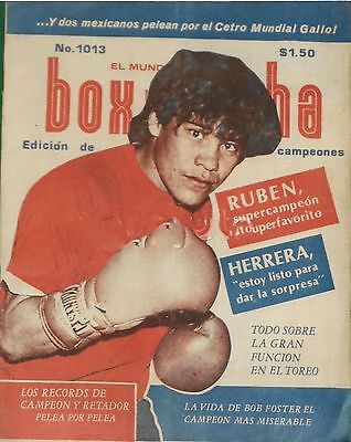 RUBEN OLIVARES 8X10 PHOTO BOXING PICTURE RING ACTION