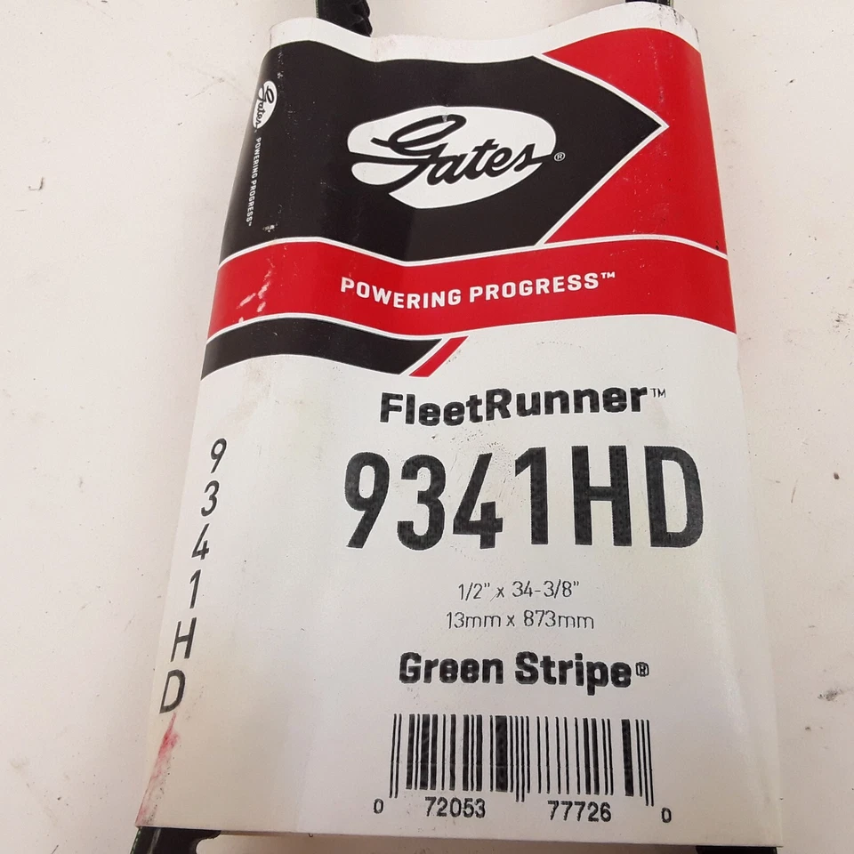 Cinturón en V de alta resistencia Gates 9341HD para Chevrolet GMC Freightliner Kenworth Blue Bird Foto 3 de 4