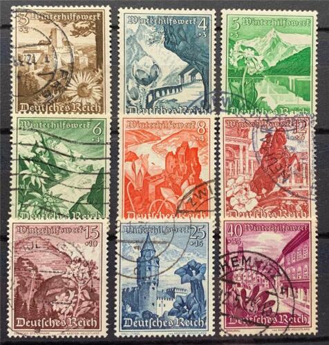 German Reich. Winter Relief Fund Stamp Set. SG663/71. 1938. Used. #TS1023 - Photo 1 sur 1