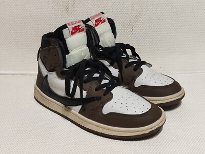 Size 5Y Nike Air Jordan 1 Retro High OG Travis Scott Sail Size 5Y Nike Air Jordan 1 Retro High OG Travis Scott Sail