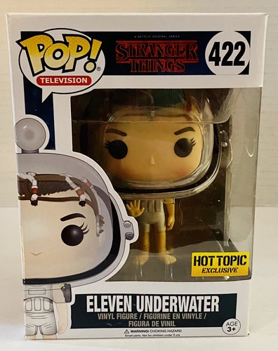 Funko Pop! Television Stranger Things ELEVEN UNDERWATER #422 Hot Topic EX NIB