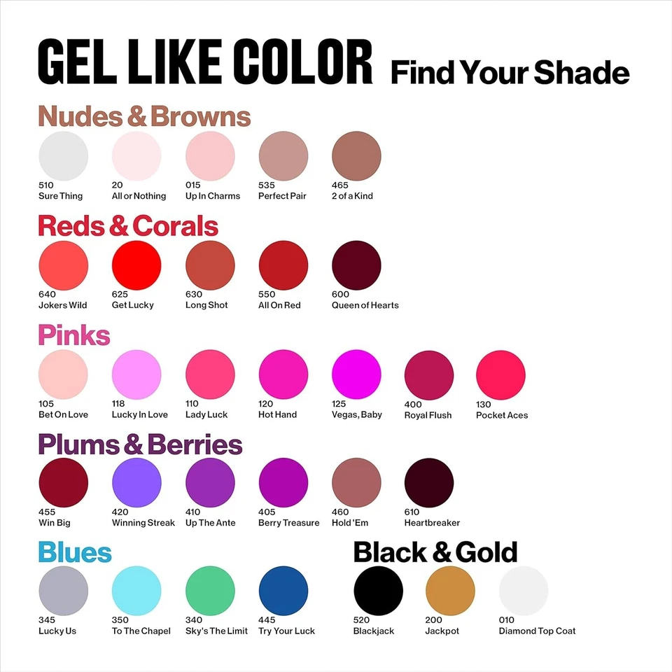 Revlon Colorstay Gel Envy Longwear Nail Polish 0.4 fl oz NEW Variety You Choose! - Image 3 of 4