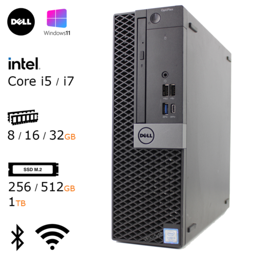 DELL OPTIPLEX i5 i7 CPU 32GB RAM 1TB SSD HDMI WiFi Custom Desktop Windows 11 Pro - Afbeelding 1 van 5