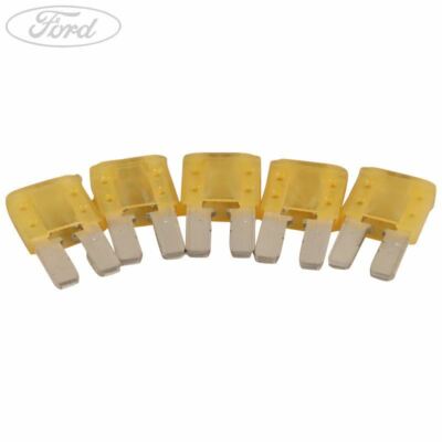 Genuine Ford 20 Amp 32 Volt Fuse Inline Blade Type Yellow 05/2018  