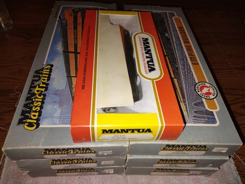 Mantua 406-25 EMD F7, GN 479 Loco NIB & 6 matching used Alum Passenger cars - Picture 2 of 8