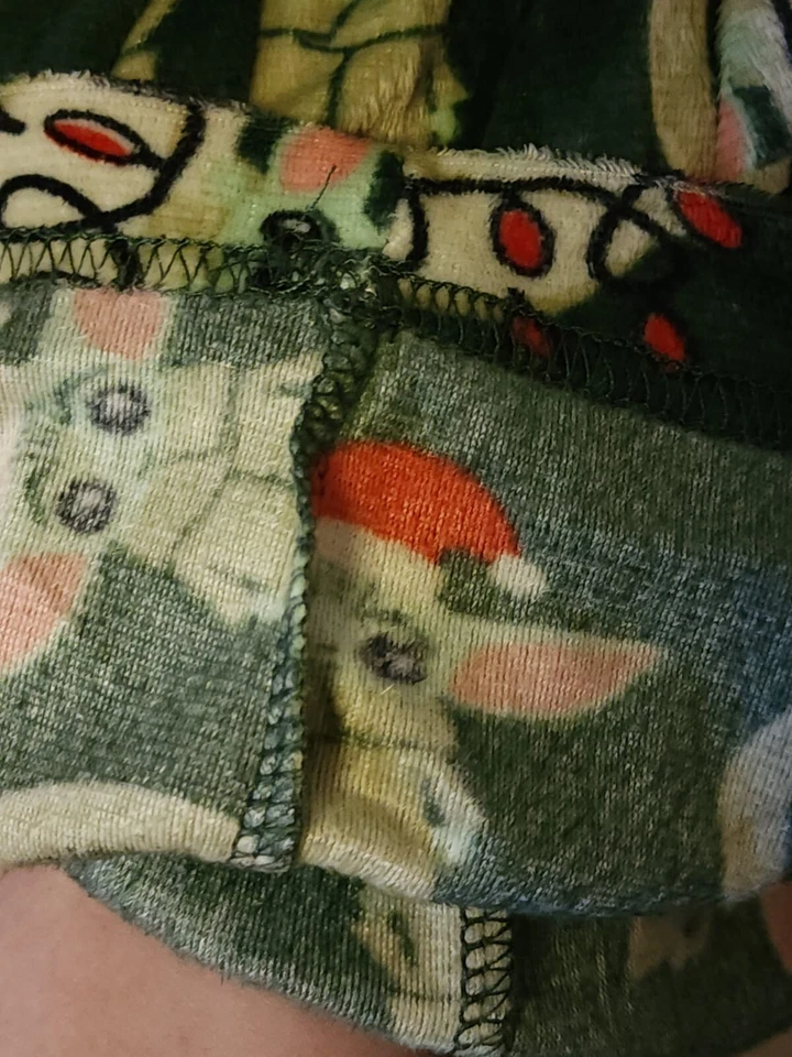 Star Wars Baby Yoda Grogu Navidad Pijama Pantalones Hombre XL Foto 3 de 4