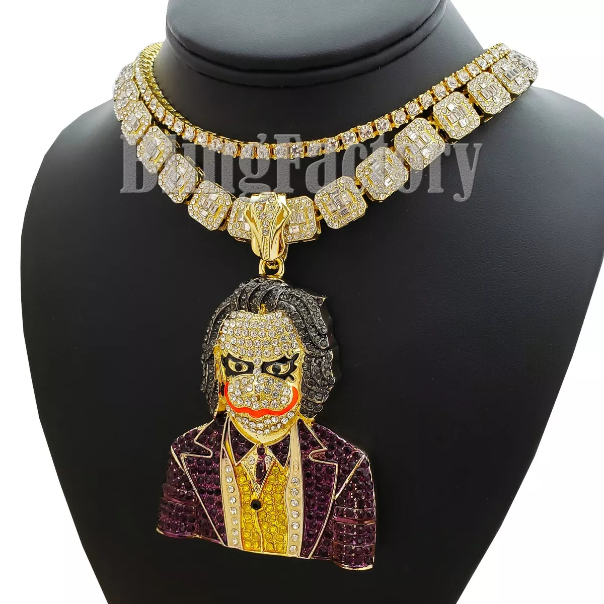 Iced out joker pendant outlet