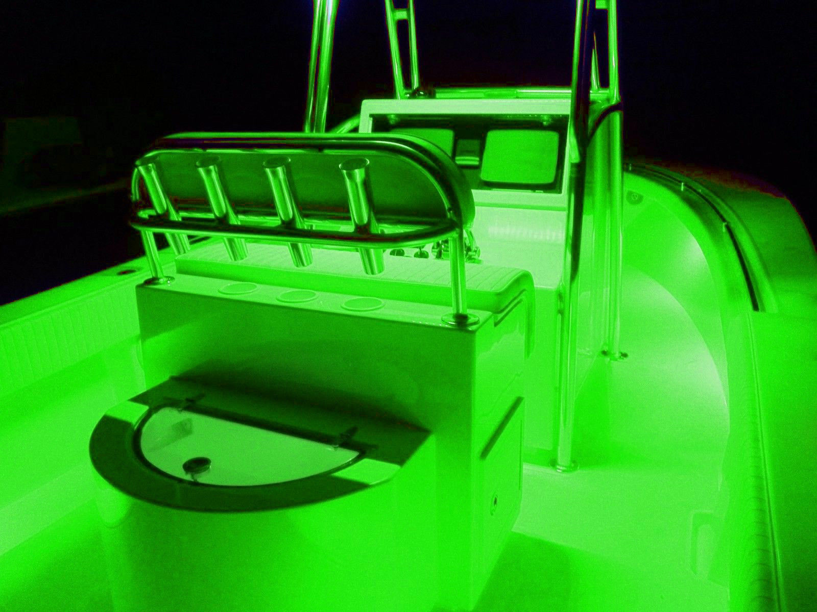 Green LED Boat Light Deck Waterproof 12v Bow Trailer Pontoon Lights