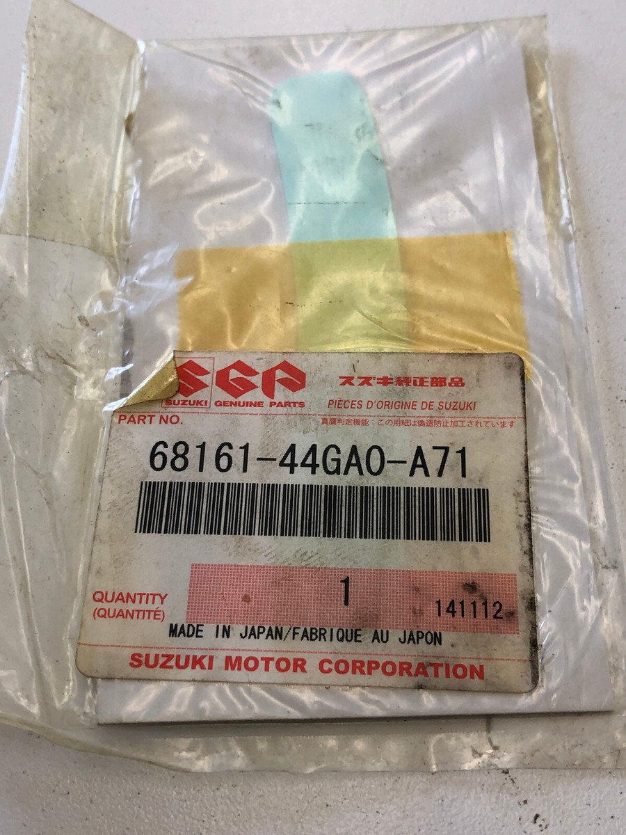 Suzuki OEM NOS Genuine NEW Original P/N 68161-44GA0-A71