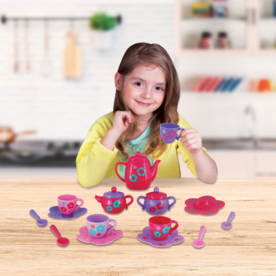 18-Piece Tea Play Set, Everything Your Child Needs To Host Tea