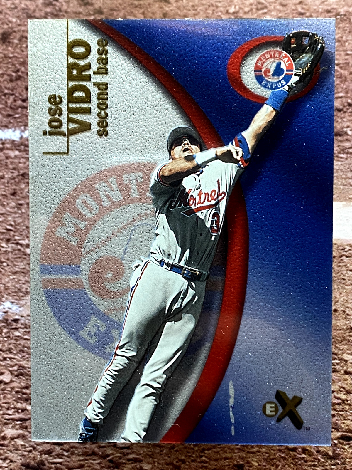 Jose Vidro 2001 Fleer E-X #73 Montreal Expos