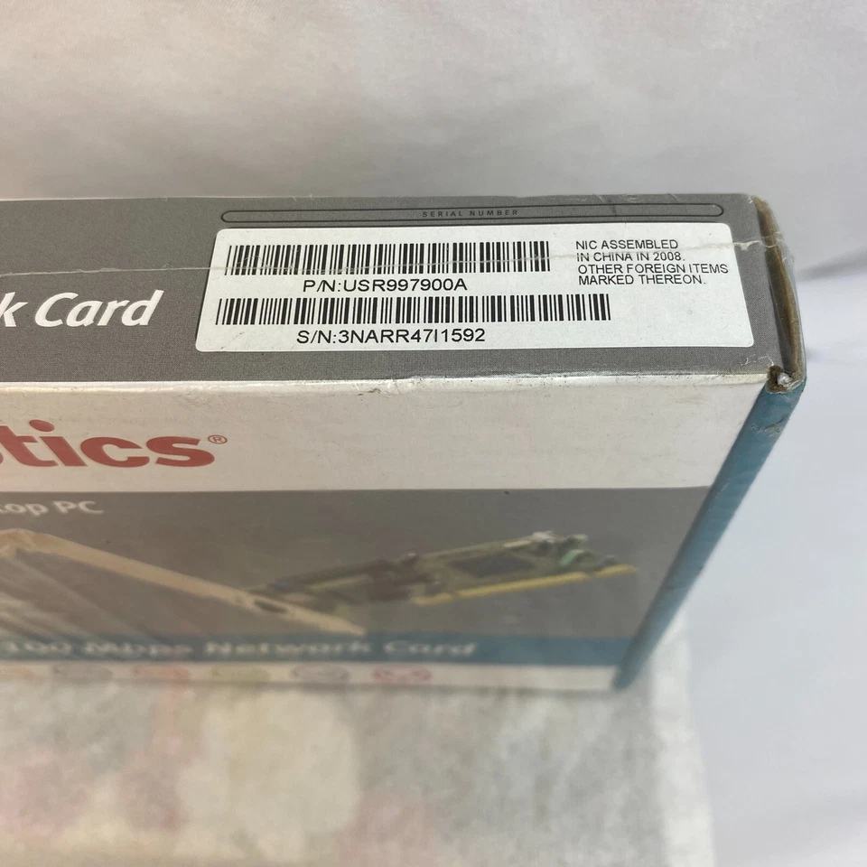 US Robotics 10/100 Mbps Network Card Model 7900A - Brand New, Still Sealed! - Image 3 of 4