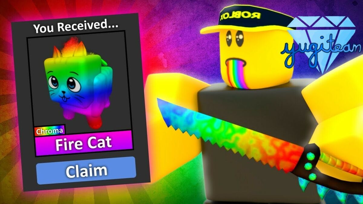 Roblox Murder Mystery 2 MM2 Godly Chroma Knives & Guns Fast Shipping!