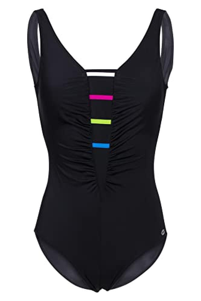 (TG. 42E) Fashy Damen Badeanzug, Costume Intero Donna, Multicolore con Motivo, 4