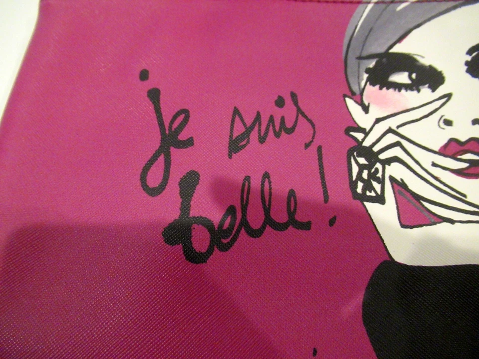 Bolso de cosméticos Izak Je Suis Belle púrpura Foto 2 de 4
