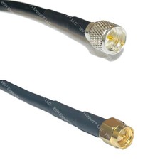 LMR240 MINI UHF MALE to SMA MALE Coax RF Cable USA-Ship Lot