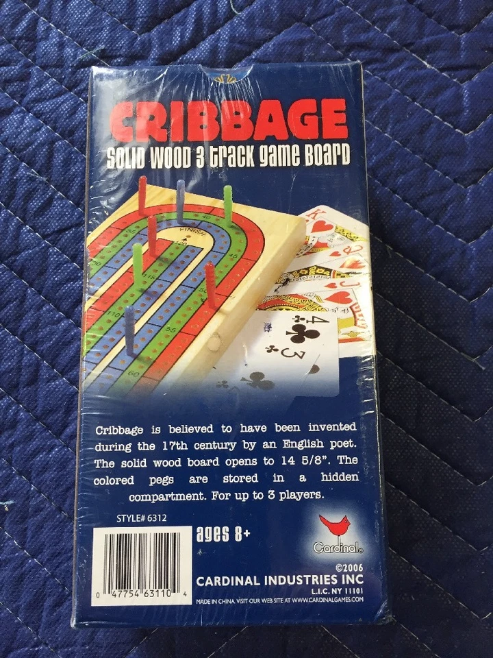 Cribbage Solid Wood Three Track Game Board - Image 3 of 4