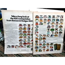 1976 Benson & Hedges Cigarettes Original Ad Vintage