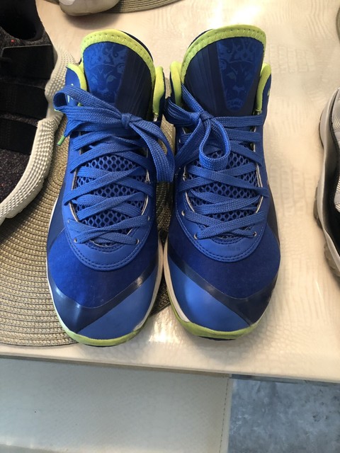 Nike Lebron VIII 8 V2 Low Sprite 456849-401 Blue Yellow Size 10 Restoration for sale online | eBay