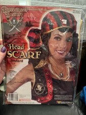 Buccaneer Beauty Adult Pirate Head-Scarf Halloween Costume Accessory New