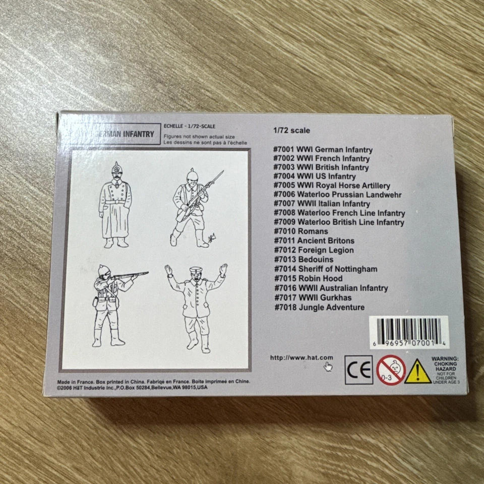 1/72 WW1 German Infantry 7001 Model Figure - Image 2 of 2