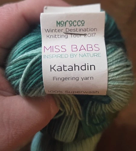 Miss Babs Katahdin Wool 100% Superwash Color Bluefaced 800 Yards - product listing photo