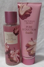 Victoria's Secret Fragrance Mist  Lotion Lot Set of 2 PURE SEDUCTION BRULEE
