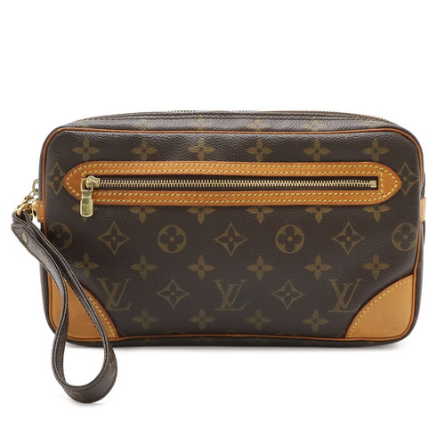 Louis Vuitton Monogram M51825 Handbag Logo Monogram Canvas Brown From Japan F/S