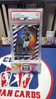 90.) 2024 Panini Prizm Caleb Williams #301 Red White and Blue RC Bears PSA 9