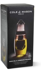 NEW Cole & Mason Duo Oil & Vinegar Poure - Dishwasher safe kitchen tool & Gadget