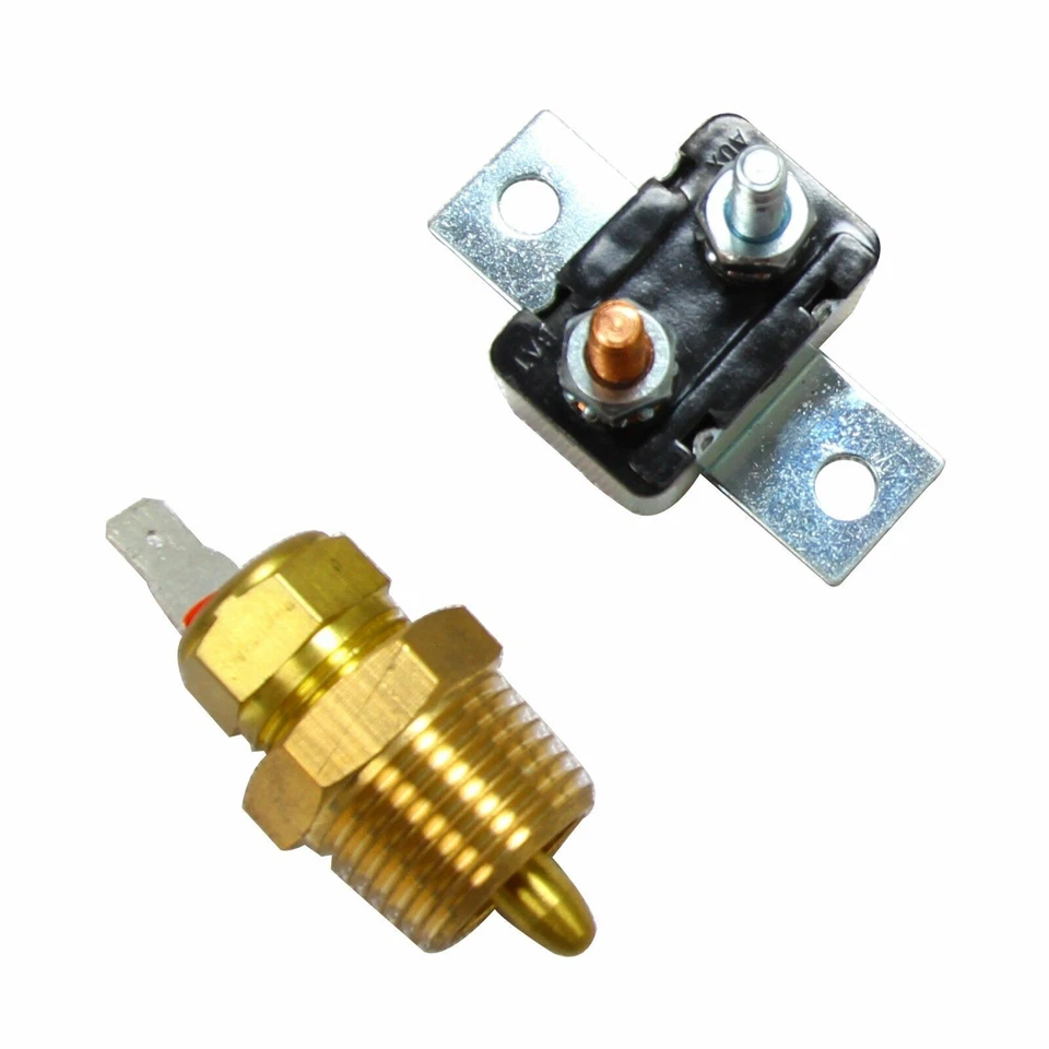 New 3/8" 175-185 Engine Fan Thermostat Temperature Relay Switch Sensor Replace - Image 2 of 4
