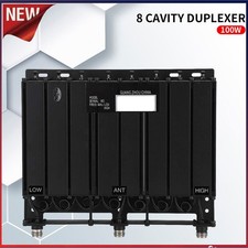 100w Uhf 8 Cavity Duplexer N Connector Free Tune Radio Repeater 400m-520mhz Q0IP