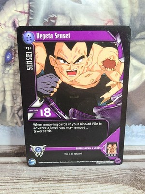 Dragon Ball GT Vegeta Sensei #234 Rare 2004 DBZ GT CCG Limited Edition LP