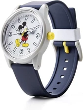 Citizen Q&Q Watch Analog Smile Solar Disney Mickey Mouse RP20-809 Navy Men Resin