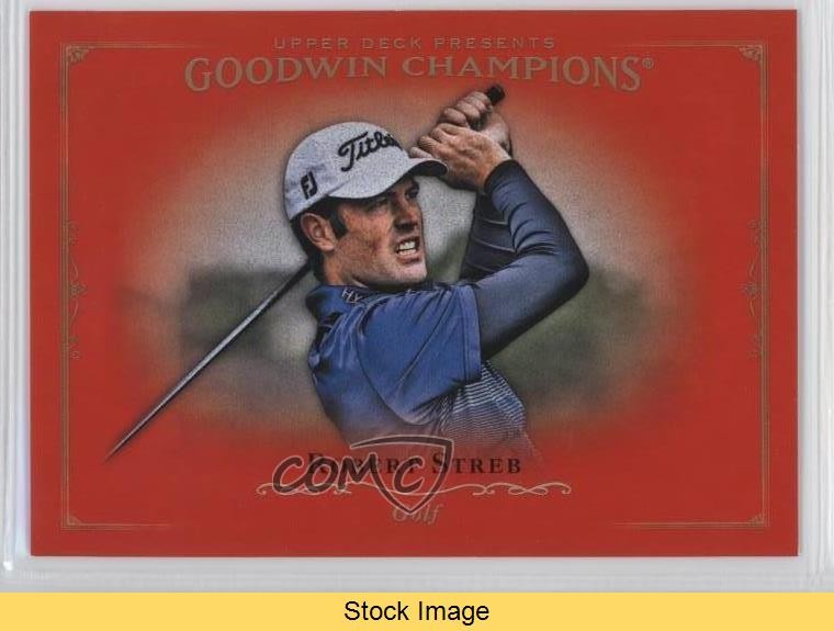 2016 Upper Deck Goodwin Champions Royal Red Robert Streb #75 READ w1s