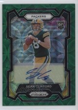2023 Panini Prizm Rookies Green Scope 38/75 Sean Clifford #338 Auto 2h5