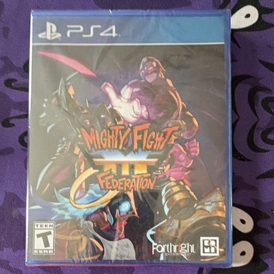 Mighty Fight Federation PS4 Fighting Game LIMITED RUN, FACTORY SEALED 