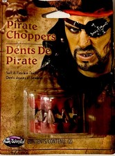 Fun World Pirate Character Teeth Halloween Costume Accessory