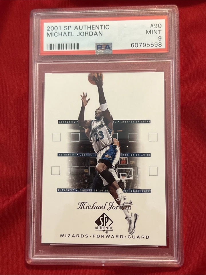 2001 SP Authentic Michael Jordan #90 PSA 9 - Image 2 of 4
