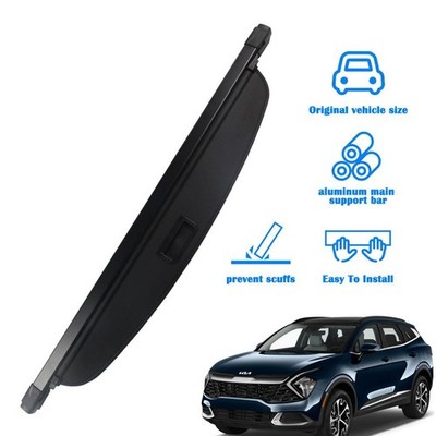 Rear Cargo Cover for Kia Sportage 2023-2026 Trunk Luggage Shade Retractable