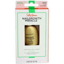 4 Pack Sally Hansen NailGrowth Miracle Growth Treatment, Clear Transparent 45...