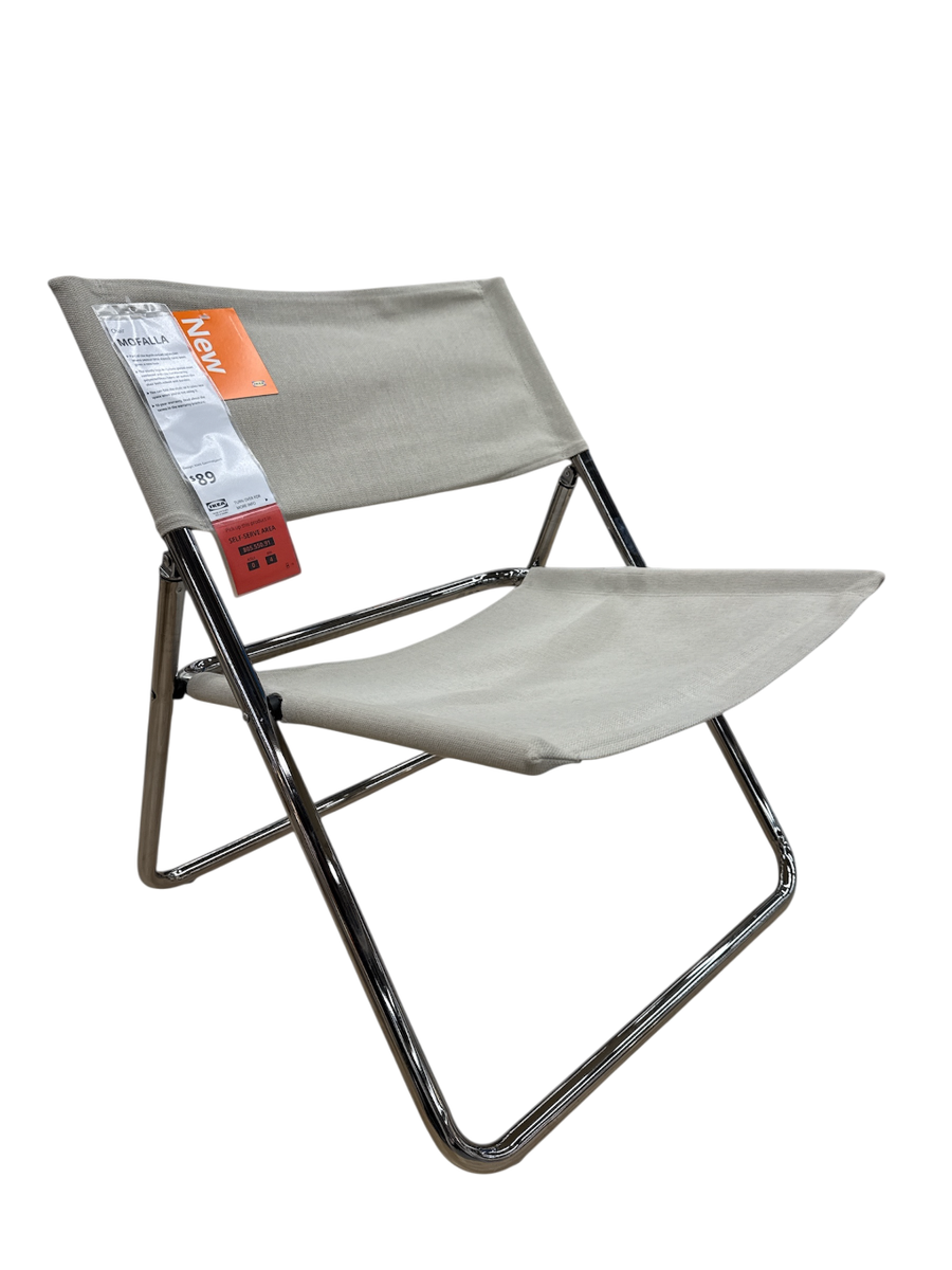 New IKEA MOFALLA Chrome Steel Chair Nytillverkad Collection
